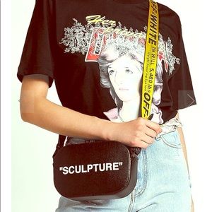 Off-white leather bag